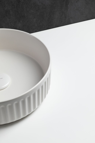 Раковина накладная круглая Allen Brau Fantasy 4.11032.21 керамика цвет белый матовый