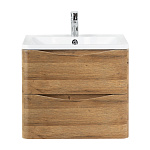 Тумба под раковину подвесная BelBagno Acqua ACQUA-600-2C-SO-RR 60 см  2 ящика цвет Rovere Rustico 