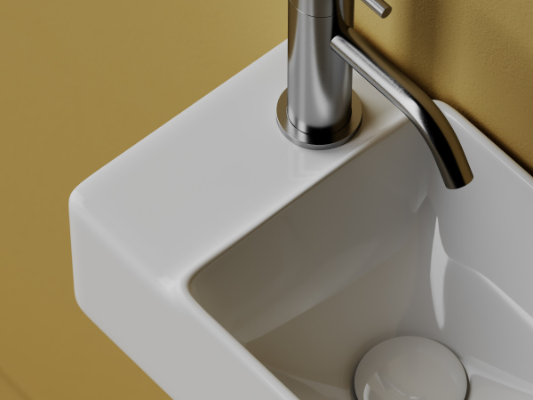 Раковина подвесная прямоугольная Ceramica Nova Element CN5046 фарфор цвет белый