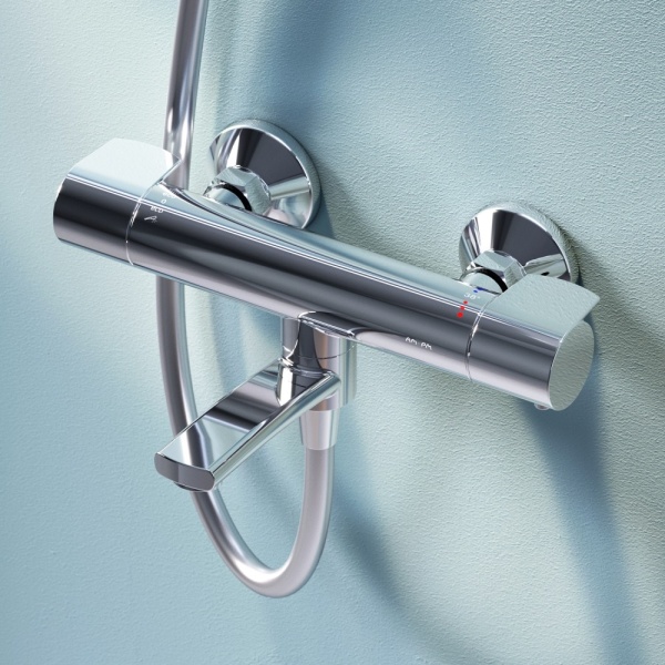 Смеситель для ванны или душа Am.Pm X-Joy F85A50000 настенный 
с термостатом хром