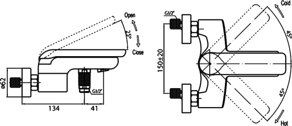 Смеситель  Cezares Cosmo COSMO-VD-01  
 