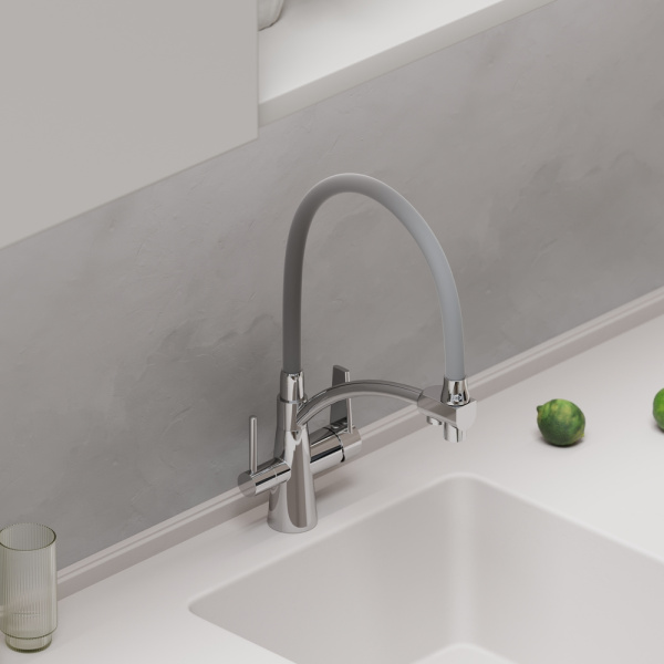 Смеситель для кухни Sancos Eri SC4001CH с подключением к фильтру хром