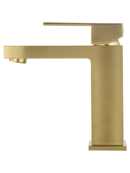 Смеситель для раковины Wonzon &amp; Woghand Cube WW-88139016-BG брашированное золото