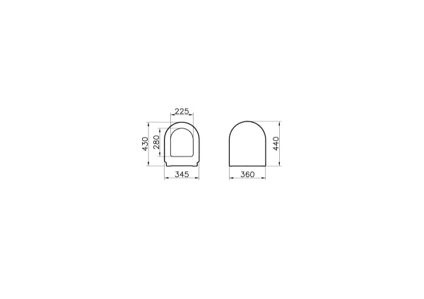 Крышка-сиденье VitrA Zentrum 94-003-009 цвет белый