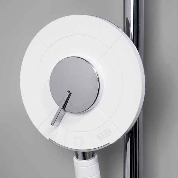 Душевая система со смесителем Wasserkraft  A185.067.058.WM монтаж настенная без термостата белый