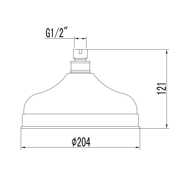 Верхний душ Lemark  LM8989B бронза 