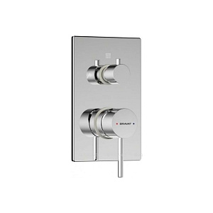 Смеситель для душа Bravat Arc P69193C-2-ENG встраиваемый в стену 
без термостата хром