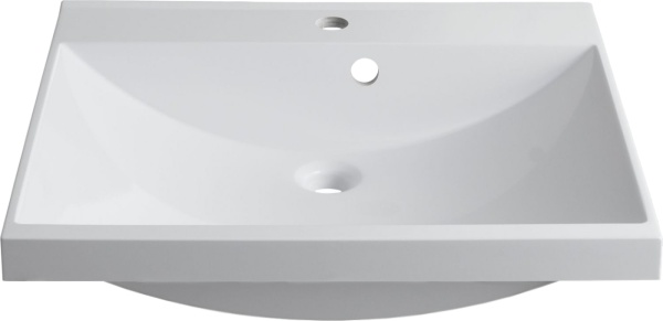 Раковина накладная прямоугольная Aquanet Нота 281220 960 цвет белый