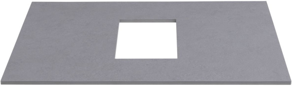 Столешница для ванной Allen Brau Priority 1.31009.DG-S 65.8 см керамогранит, цвет серый