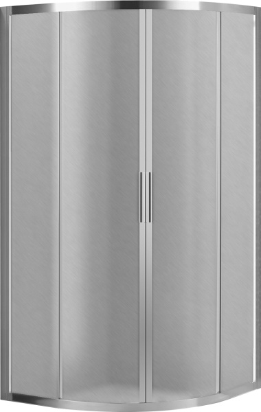 Душевой угол BelBagno Sela SELA-R-2-90-Ch-Cr четверть круга  стекла , профиль 