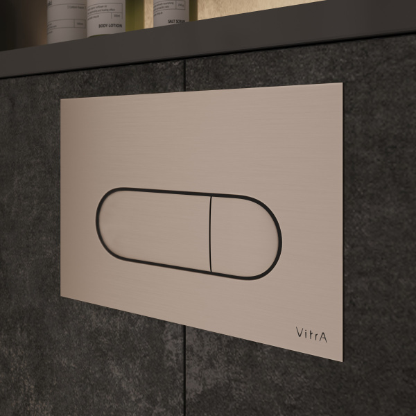 Кнопка смыва механическая VitrA Root Round 740-2295 цвет никель
