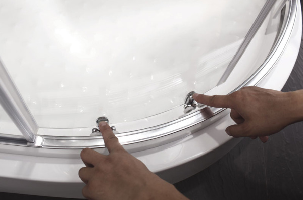 Душевой угол Cezares Anima ANIMA-W-R-2-90-C-Cr-IV четверть круга 90x90 стекла прозрачные, профиль хром