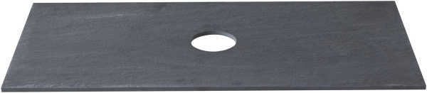 Столешница для ванной Allen Brau Liberty 1.33008.GR-S 85.8 см керамогранит, цвет серый