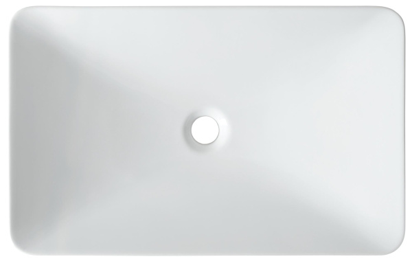 Раковина накладная прямоугольная Allen Brau Fantasy 4.11016.20 керамика цвет белый