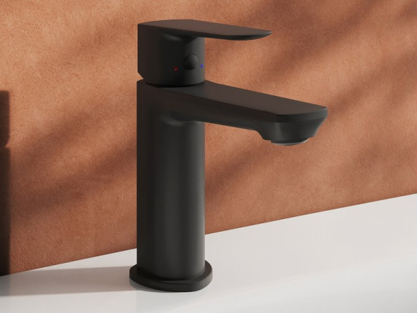 Смеситель для раковины Ravak Life X070476 черный матовый