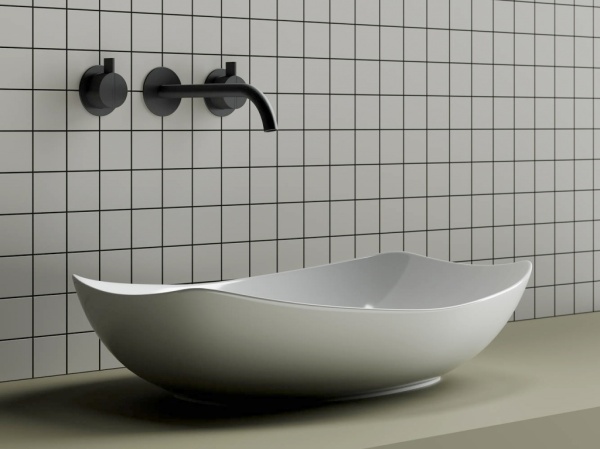 Раковина накладная овальная Ceramica Nova Element CN5016 фарфор цвет белый