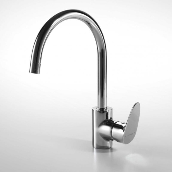 Смеситель для кухни Bravat Drop F74898C-1A без подключения к фильтру хром