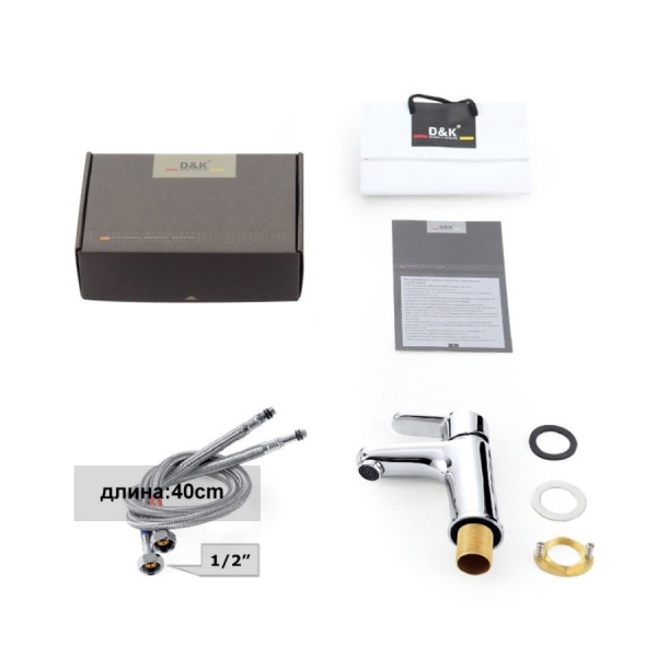Смеситель для раковины D&amp;K Rhein.Marx DA1392101 хром