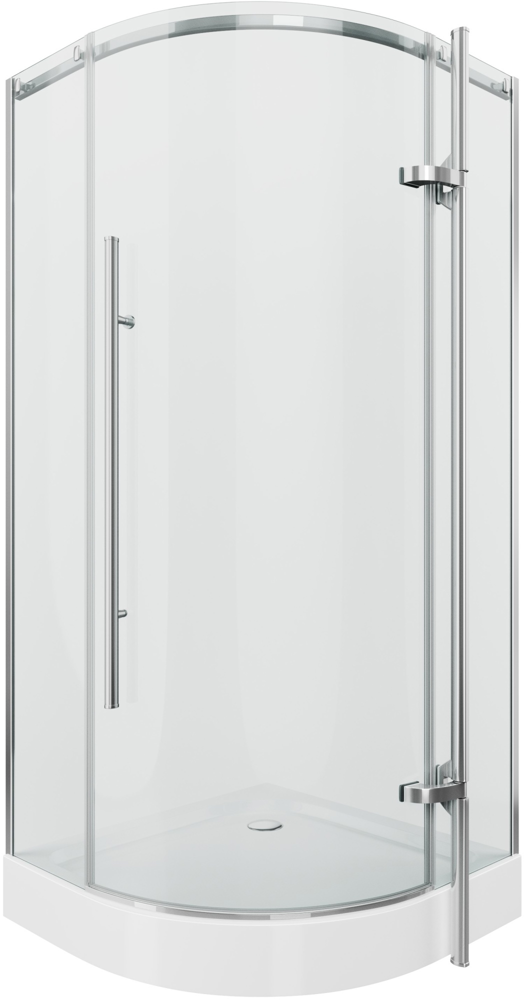 Душевой угол Grossman Style GR-5090 четверть круга  стекла , профиль 