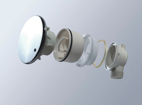 Душевой поддон низкий Cezares Tray TRAY-A-AH-110/100-15-W прямоугольный акрил 110x100 белый