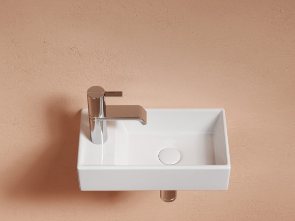 Раковина подвесная прямоугольная Ceramica Nova Element CN6051R фарфор цвет белый