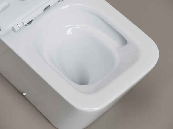 Чаша напольного унитаза Ceramica Nova Cubic CN1803T-B цвет белый