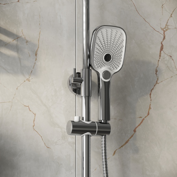 Душевая система со смесителем Grossman Advans 500.K35.09.100 монтаж настенная без термостата хром