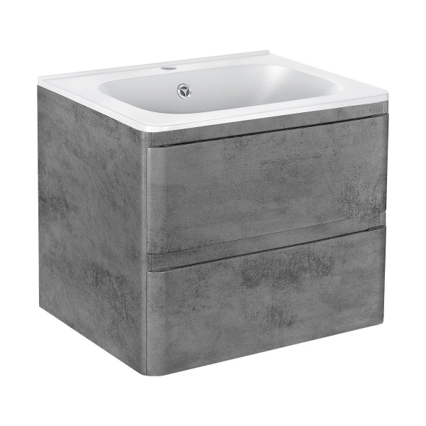 Тумба  подвесная Vincea Vico VMC-2V600BT 60 см  2 ящика цвет Beton 