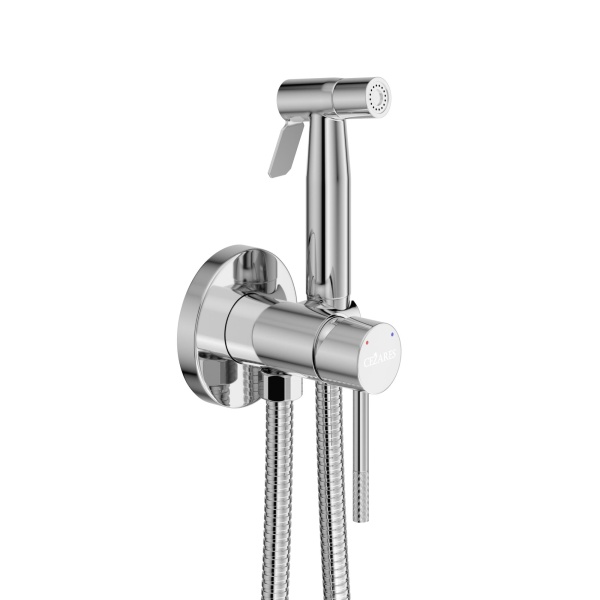 Гигиенический душ Cezares Relax RELAX-DIF-01 встраиваемый в стену хром