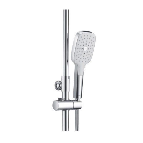 Душевая система со смесителем D&K Bayern DA2193701B17 монтаж настенная с термостатом хром