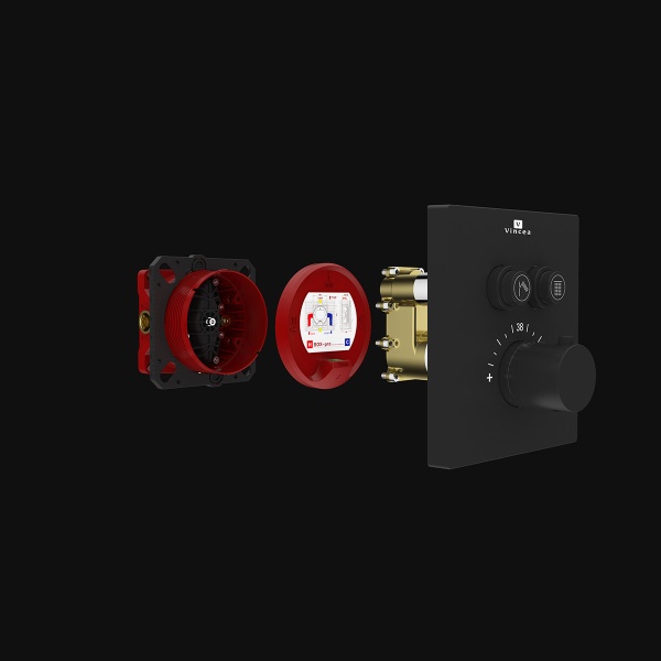 Смеситель для душа Vincea  VSCV-321TMB  
 матовый черный
