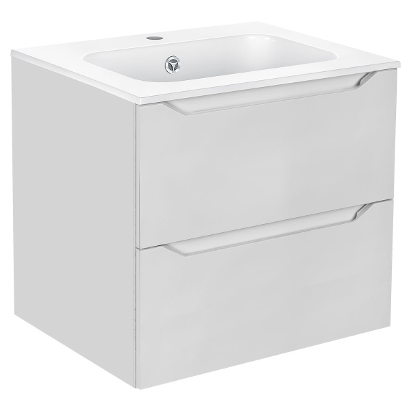 Тумба под раковину Vincea Norma VMC-2N600GW 60 см подвесная