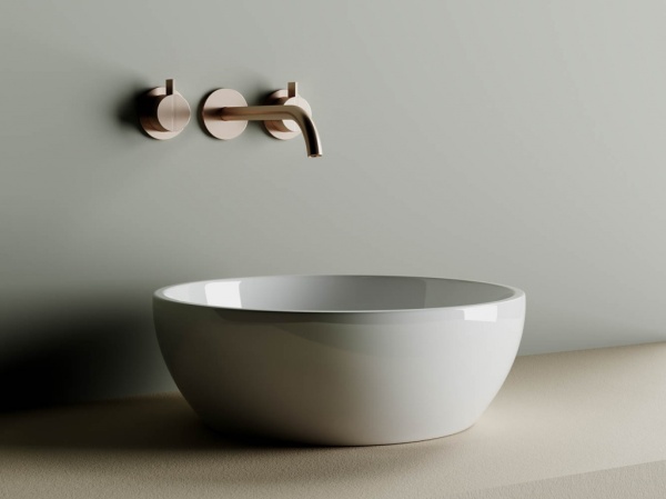 Раковина накладная круглая Ceramica Nova Element CN6021 фарфор цвет белый