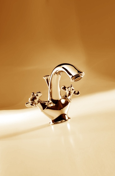 Смеситель для раковины Webert Ottocento OT700102010 золото