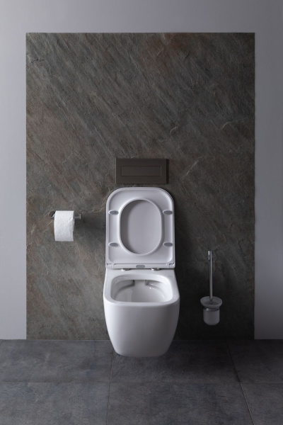 Унитаз подвесной Allen Brau Infinity 4.21004.20 каскадный керамика белый