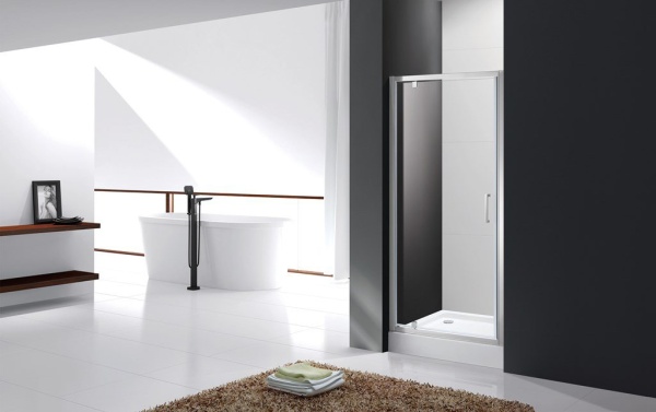 Душевая дверь Cezares Molveno MOLVENO-BA-1-80-C-Cr-IV 80 см стекла прозрачные, профиль хром