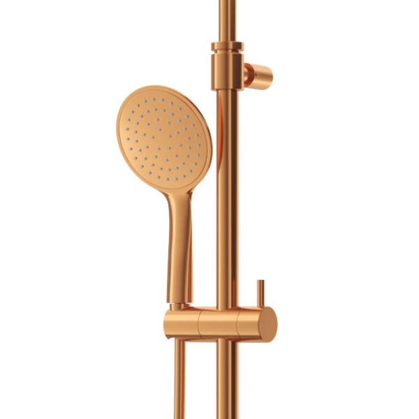 Душевая система со смесителем Cezares Leaf LEAF-CVDA-30-L-SS монтаж настенная без термостата sunset