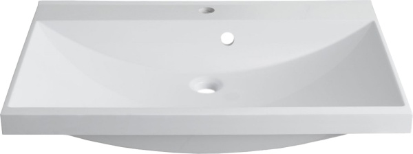 Раковина накладная прямоугольная Aquanet Нота 281221 960 цвет белый