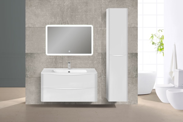 Тумба  подвесная Vincea Paola VMC-2P100GW 100 см  2 ящика цвет G.White 