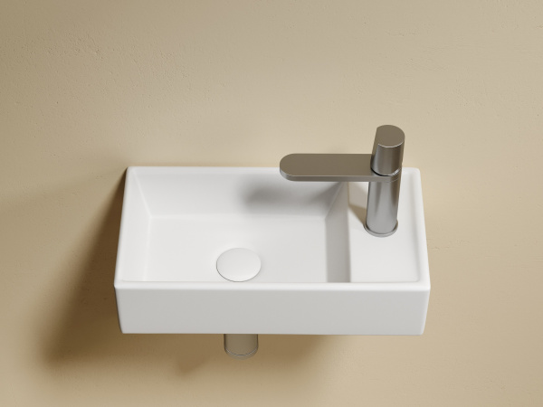 Раковина подвесная прямоугольная Ceramica Nova Element CN6051LMW фарфор цвет белый матовый