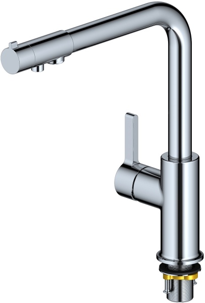 Смеситель для кухни Timo Hette 1026/00F с подключением к фильтру хром