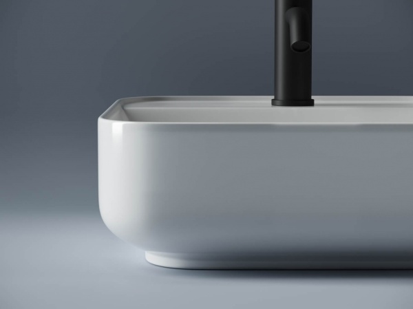 Раковина накладная квадратная  Ceramica Nova Element CN5014 фарфор цвет белый