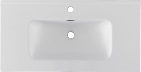Раковина мебельная прямоугольная Aquanet Flat 00330432 керамика цвет белый матовый