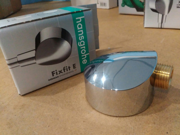 Шланговое соединение Hansgrohe FixFit 27454000 хром 