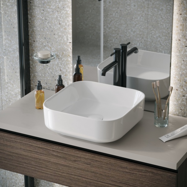 Раковина  квадратная  Grossman Falcon GR-3055 фаянс цвет белый