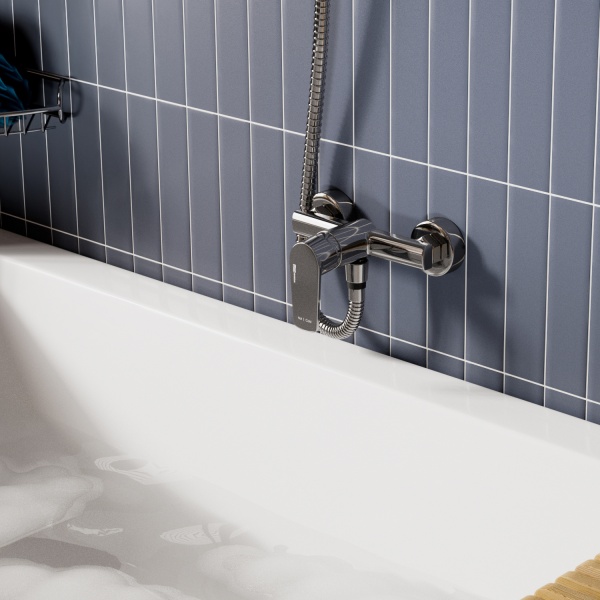 Смеситель для душа Wasserkraft Dill 6102 настенный 
без термостата хром