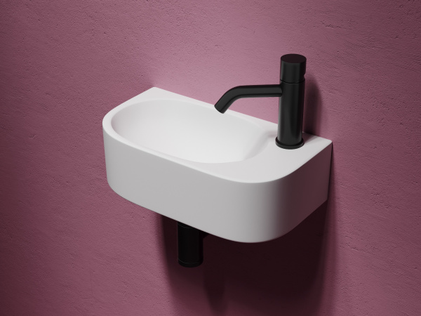 Раковина подвесная прямоугольная Ceramica Nova Element CN6066L фарфор цвет белый