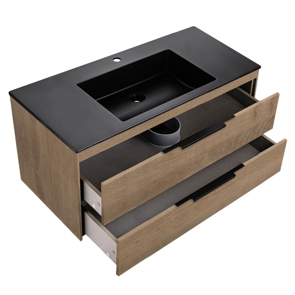 Тумба  подвесная Vincea Chiara 2D VMC-2C2100NO 100 см  2 ящика цвет N.Oak 