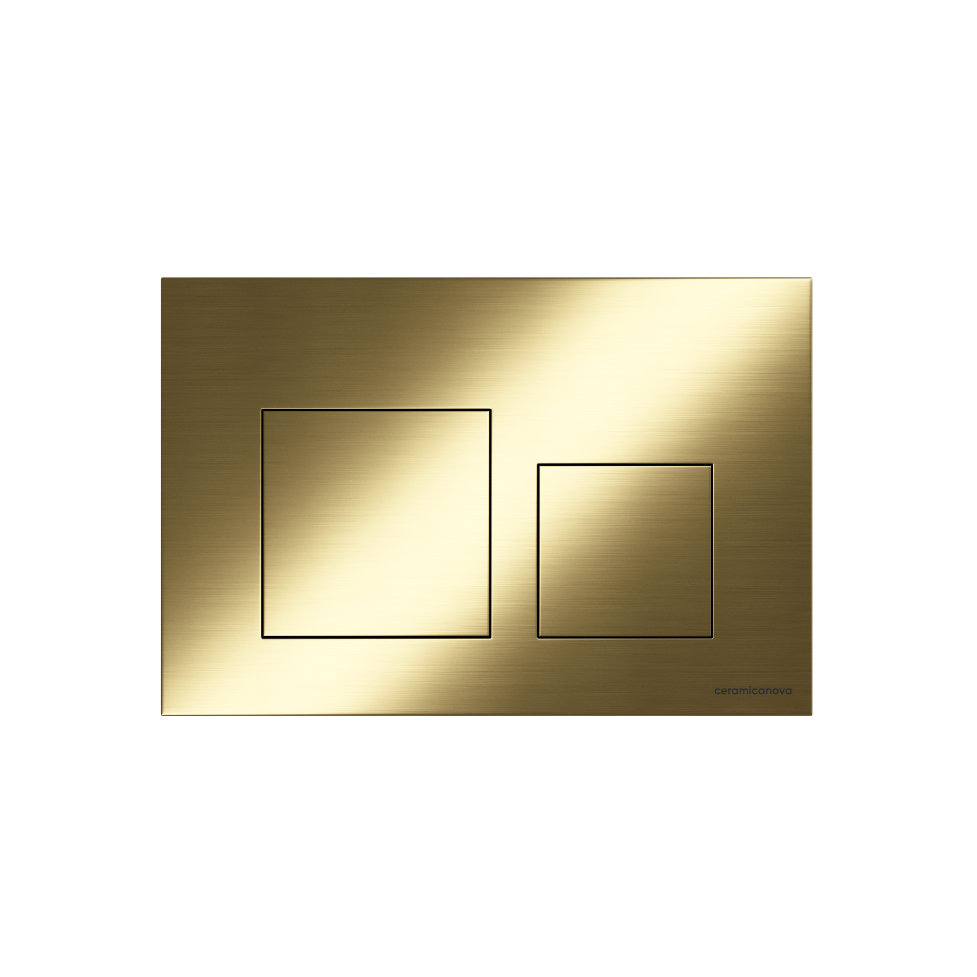 Кнопка смыва Ceramica Nova Square CN12-002BG цвет матовое золото