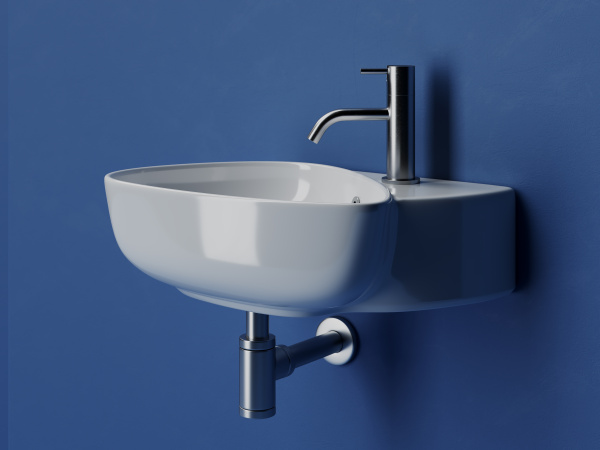 Раковина подвесная нестандартная Ceramica Nova Element CN5049 фарфор цвет белый